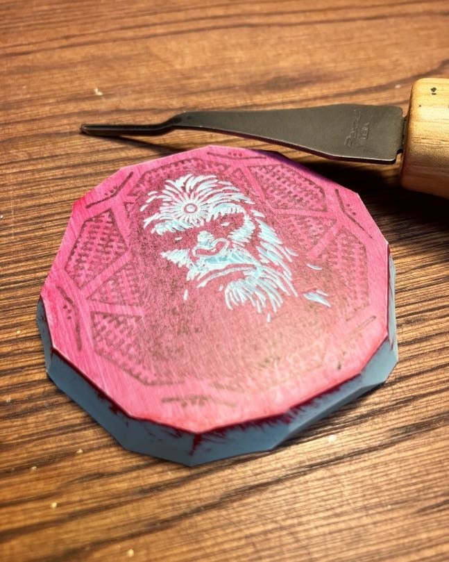 Bigfoot Foam Trucker Hat - Red