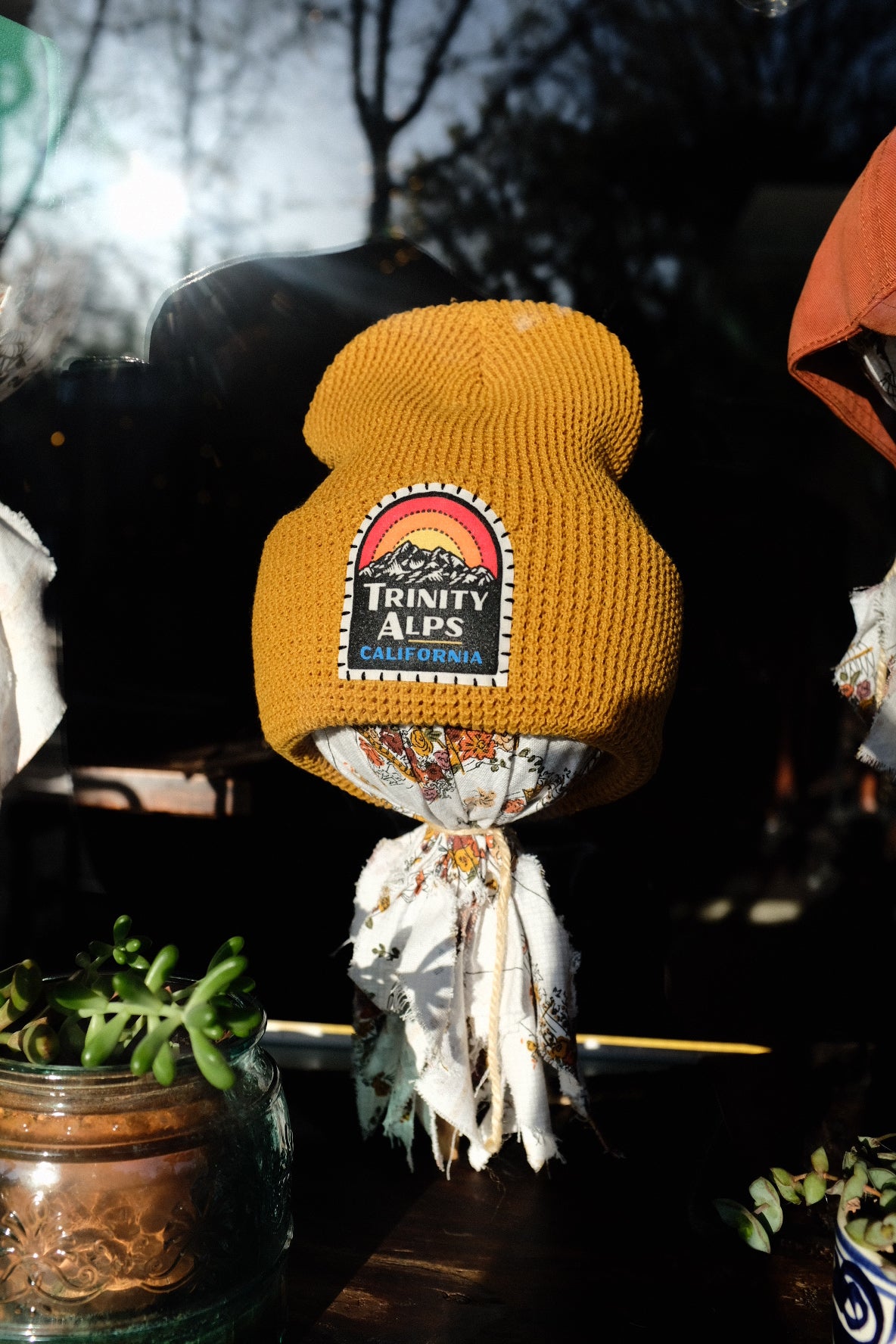 Trinity Alps, California Patch Beanie