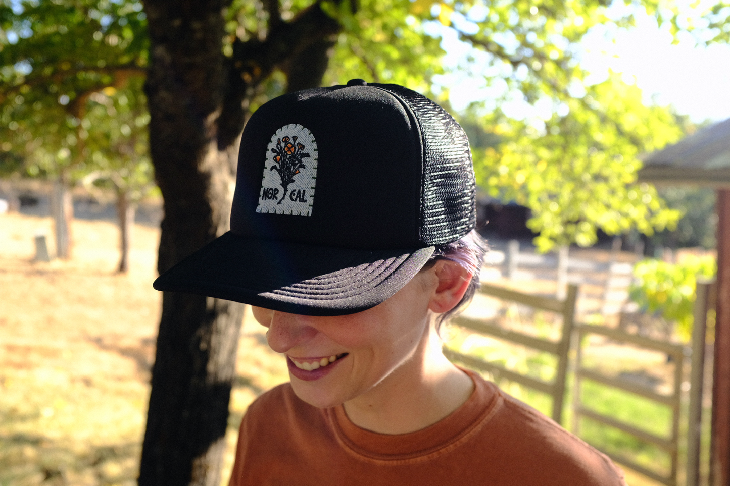 NorCal Poppies Foam Trucker Hat