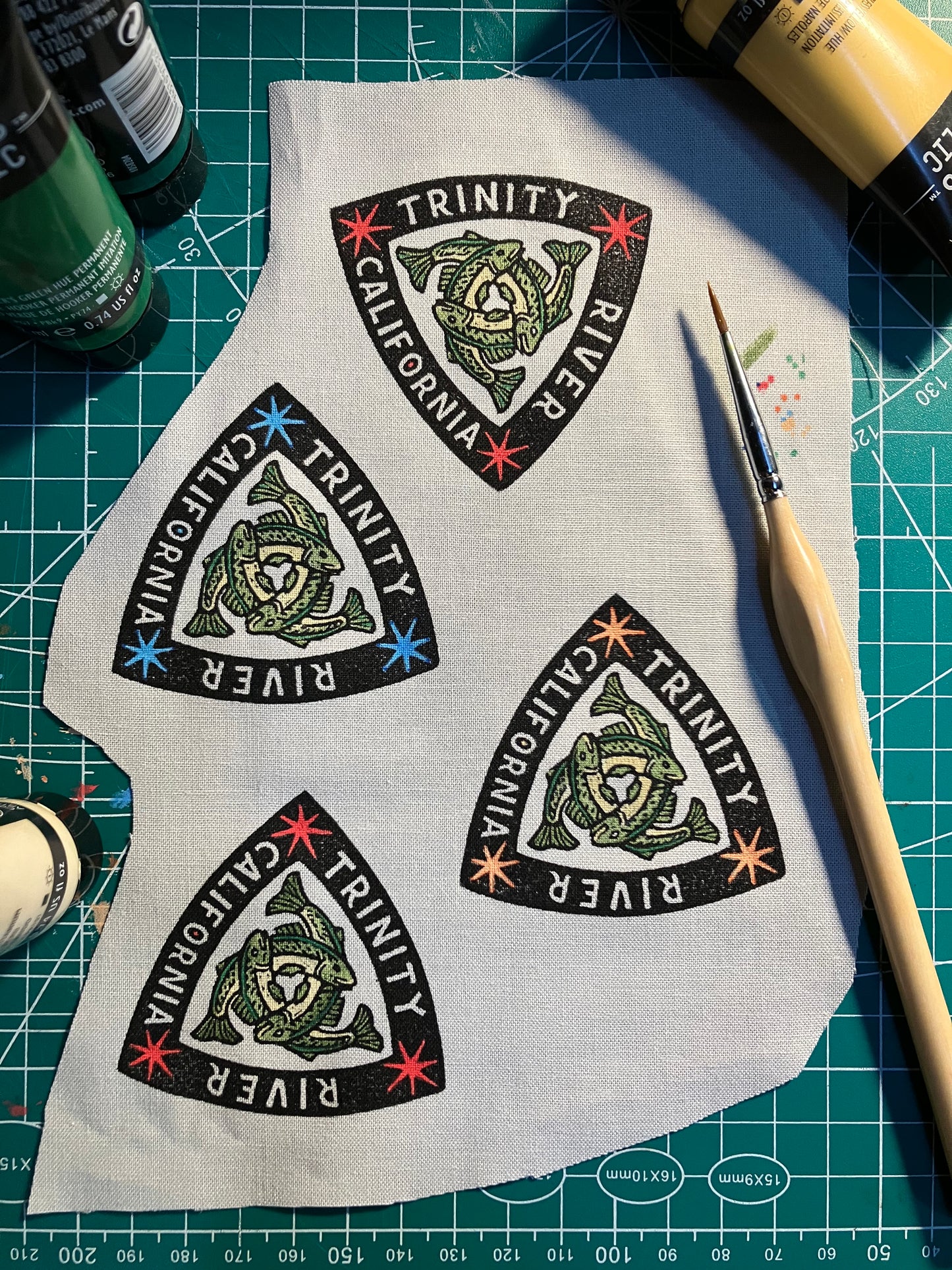 Trinity River California Patch Hat