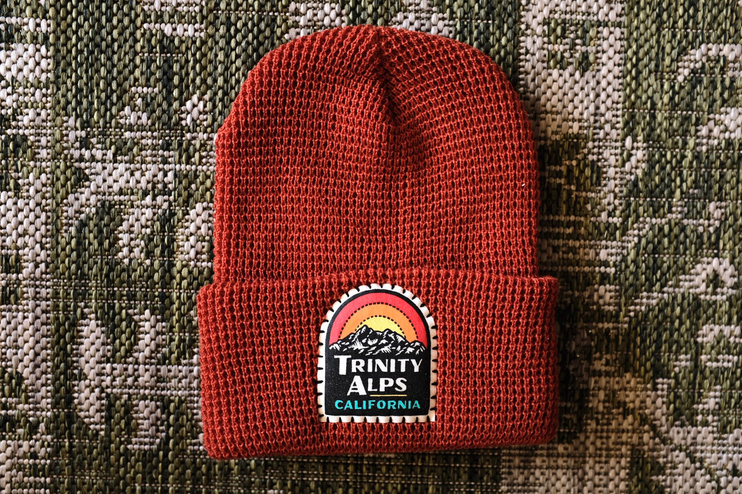 Trinity Alps, California Patch Beanie