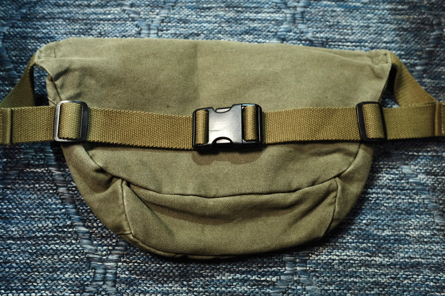 Sunflower & Sage Canvas Oversized-Fanny Bag