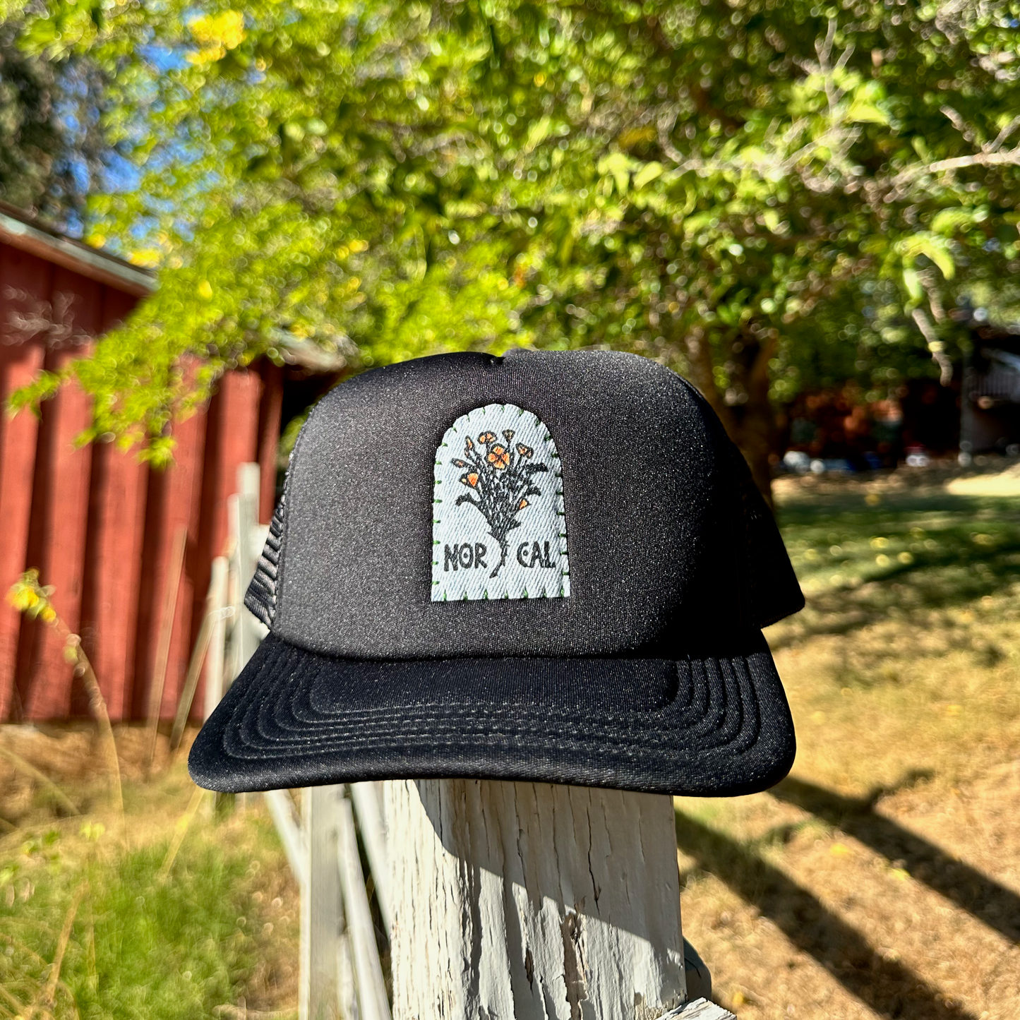 NorCal Poppies Foam Trucker Hat