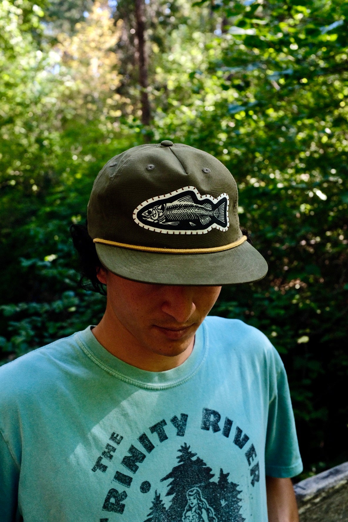 Fish Bones Mid-Profile Rope Trucker Hat