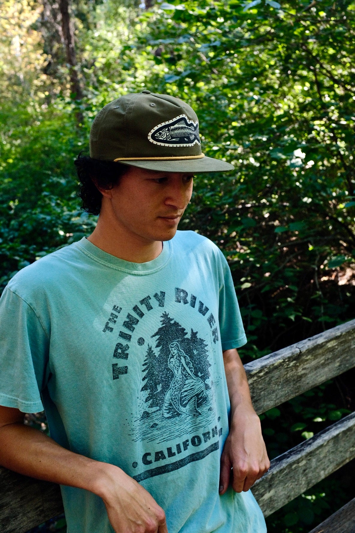 Fish Bones Mid-Profile Rope Trucker Hat