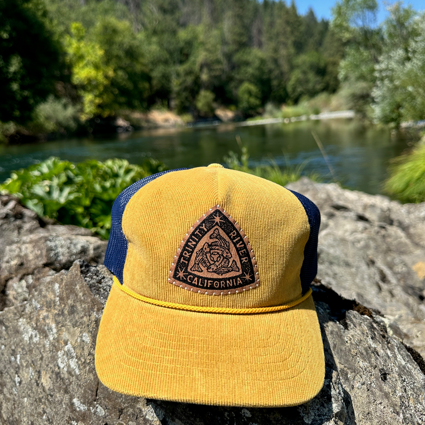 Trinity River Corduroy Trucker Hat