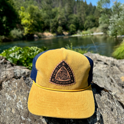 Trinity River Corduroy Trucker Hat