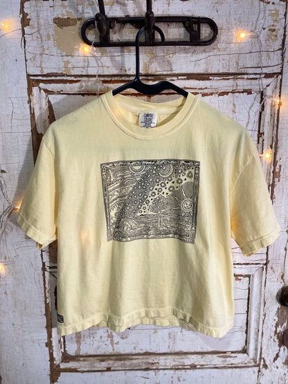 Flammarion Engraving Women’s Boxy Tee