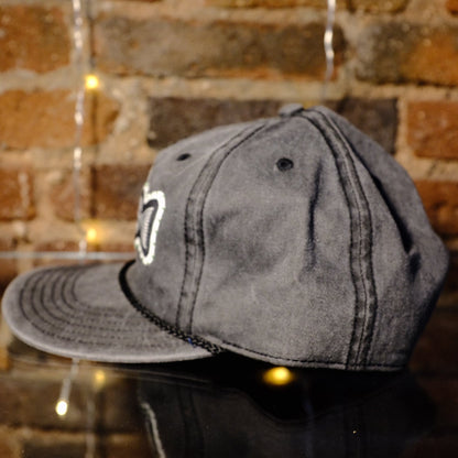Fish Bones Mid-Profile Rope Trucker Hat - Grey
