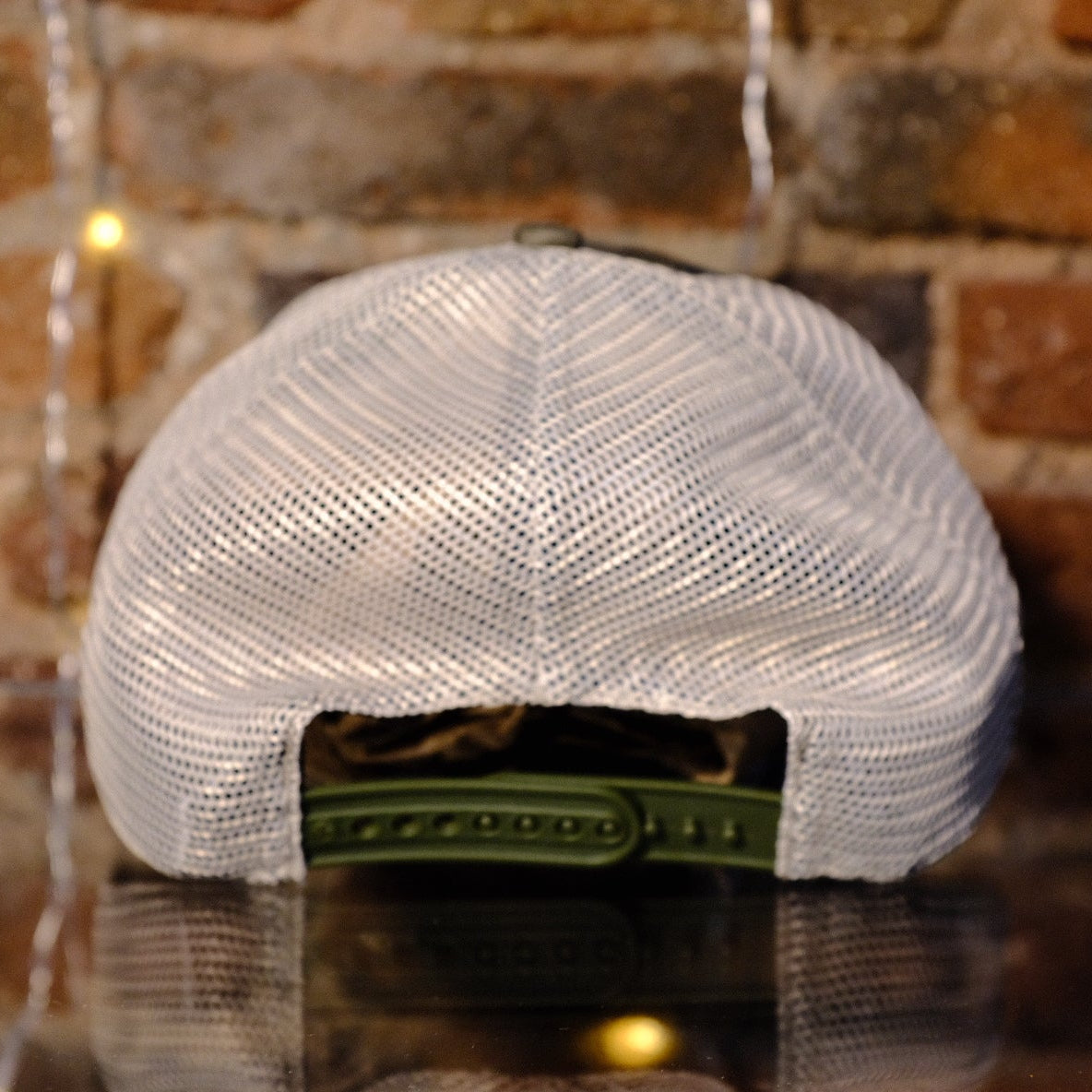 Fish Bones Camo Mesh Baseball Cap