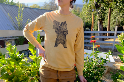 Sunflower Bear Long-Sleeve T-Shirts