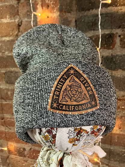 Trinity River California Patch Beanie