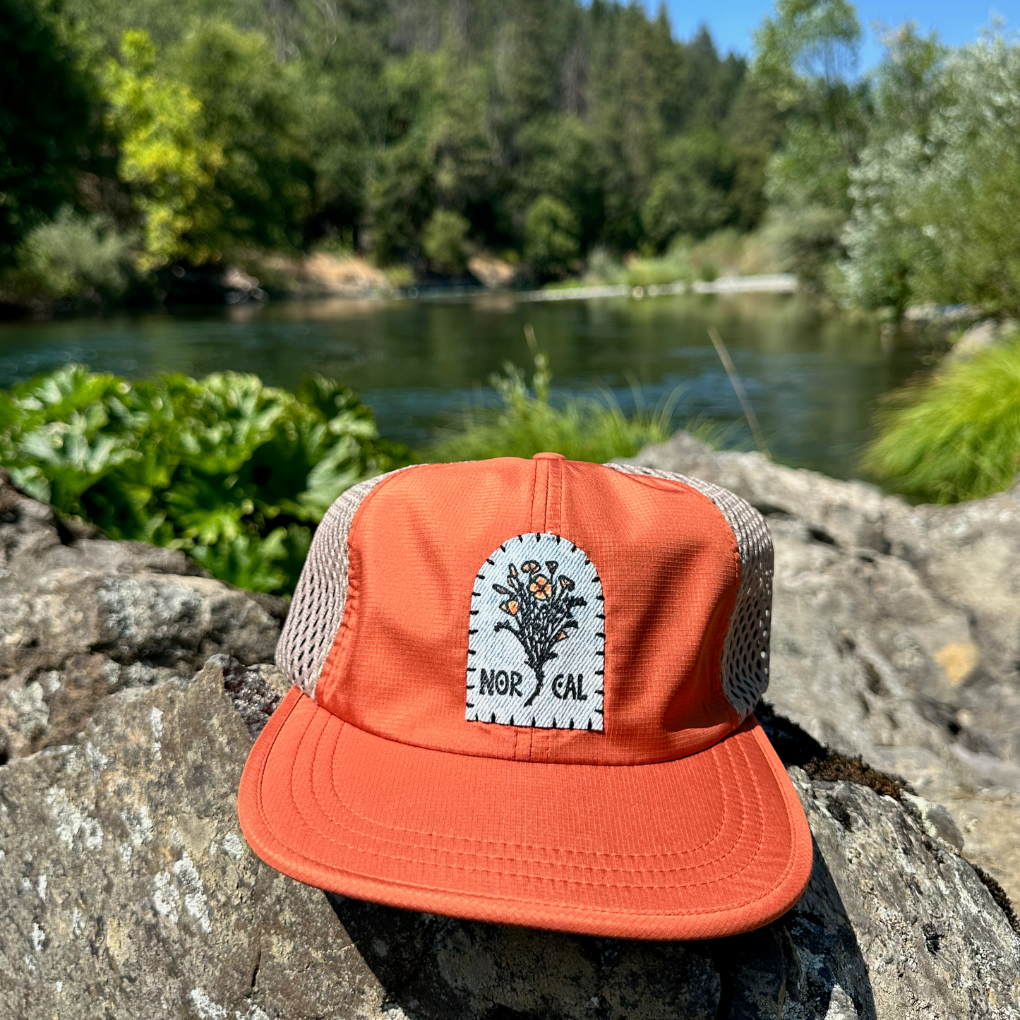 NorCal Poppies Mesh Hat