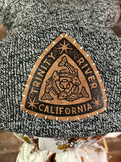 Trinity River California Patch Beanie