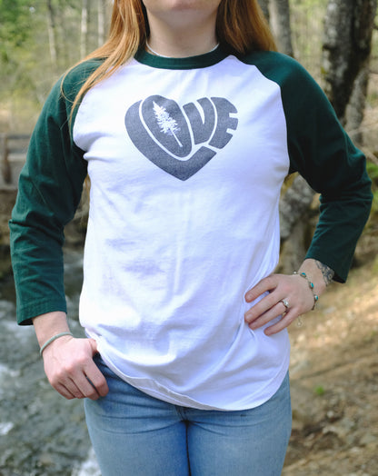 Tree Love Baseball Tee