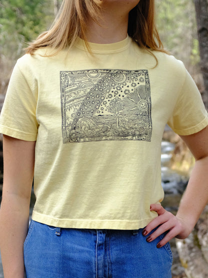 Flammarion Engraving Women’s Boxy Tee