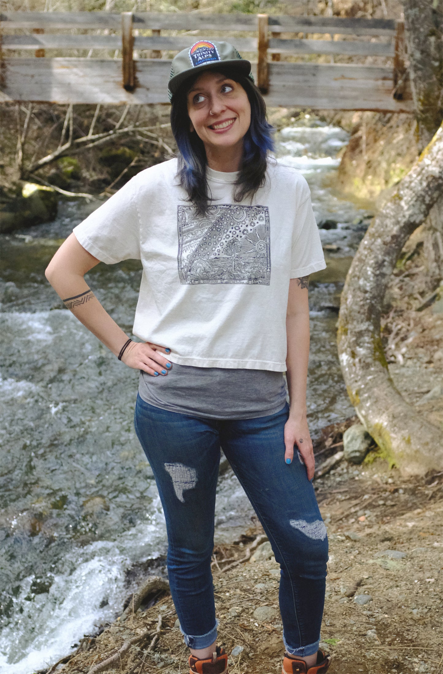 Flammarion Engraving Women’s Boxy Tee