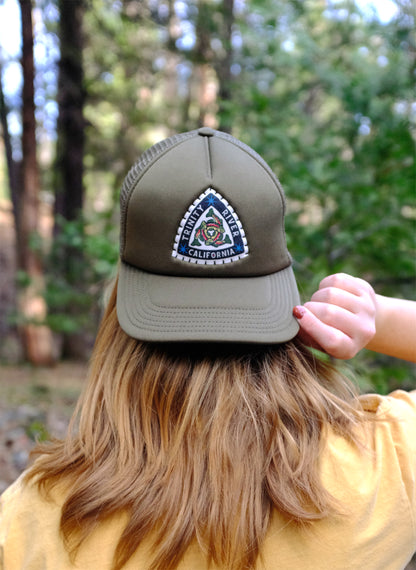 Trinity River California Patch Hat