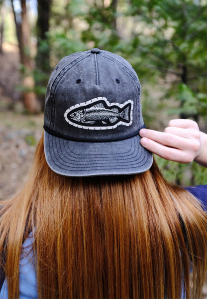 Fish Bones Patch Hat