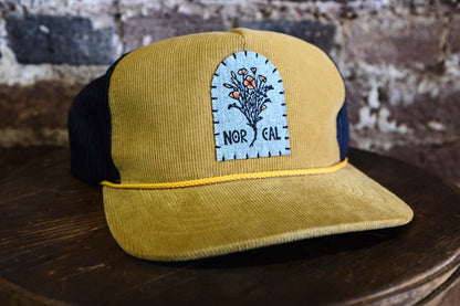 NorCal Poppies Patch Hat