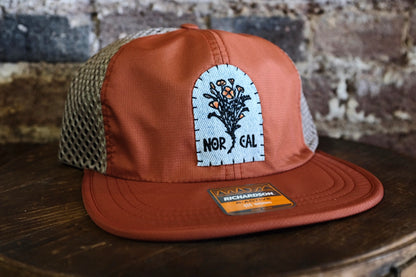 NorCal Poppies Patch Hat