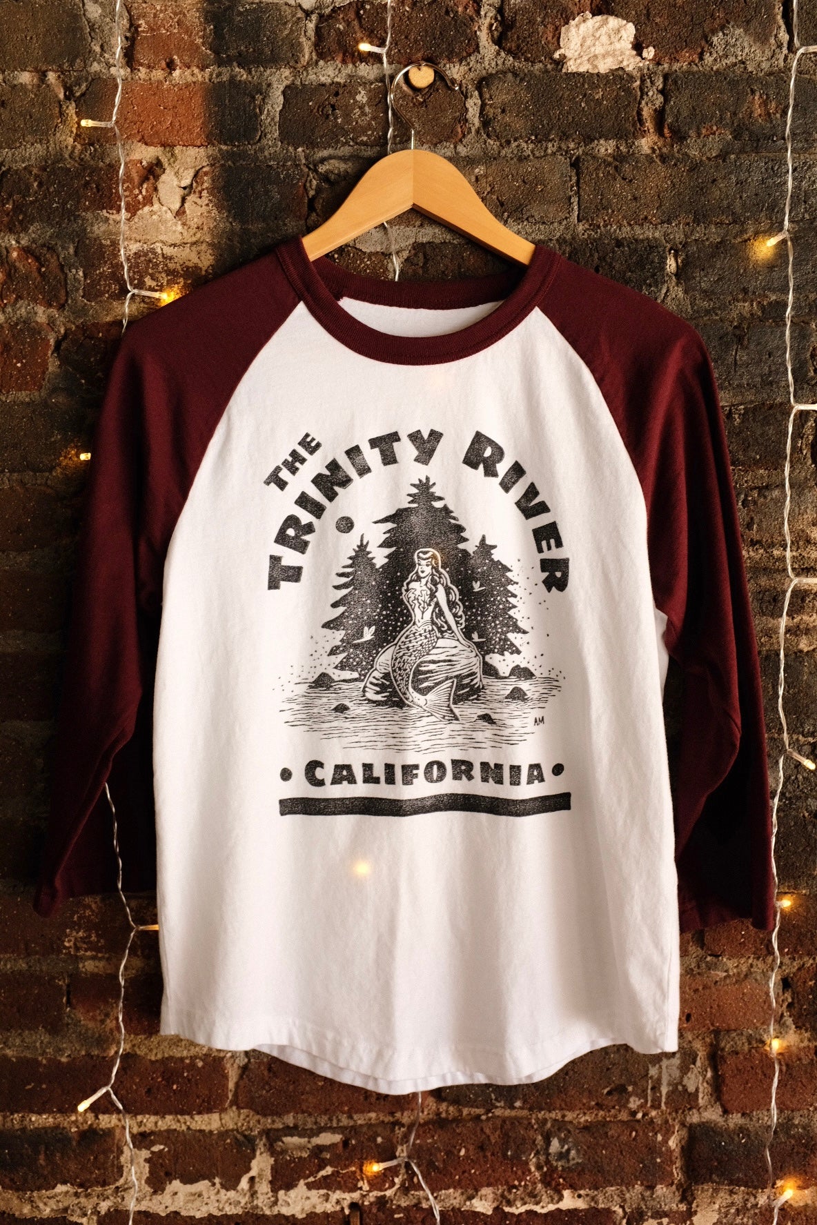 Trinity River Mermaid Baseball Tee