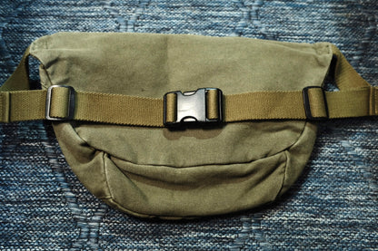 Sunflower & Sage Canvas Oversized-Fanny Bag