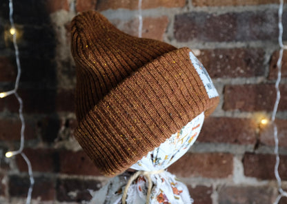 NorCal Poppies Patch Beanie