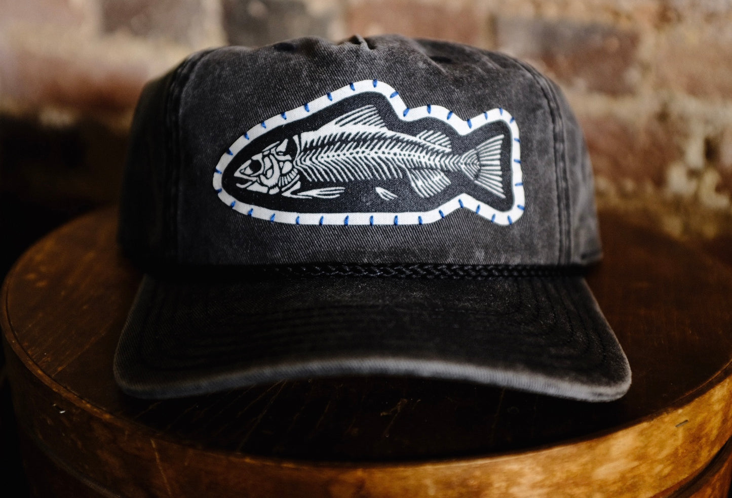Fish Bones Patch Hat