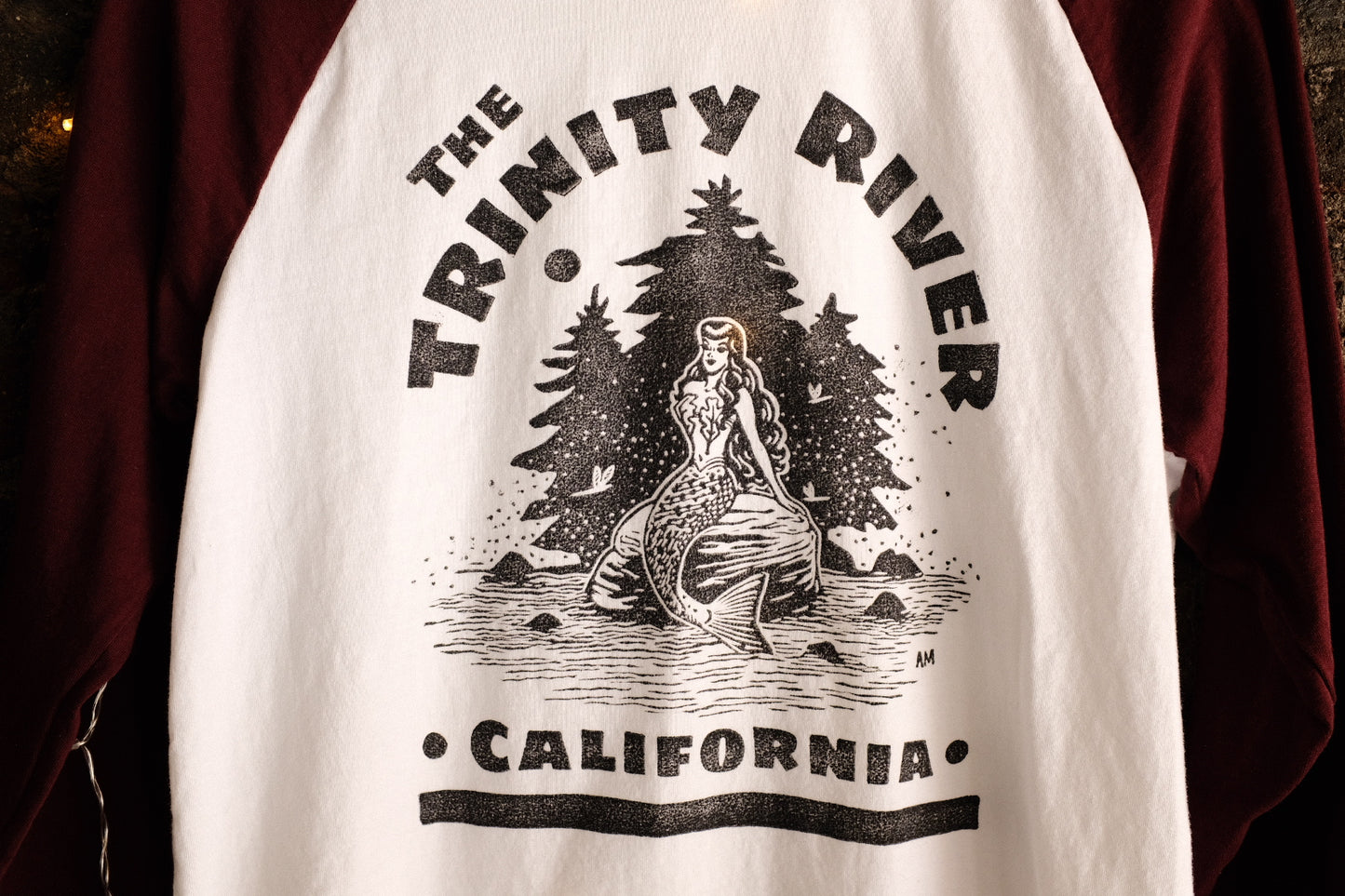Trinity River Mermaid Baseball Tee