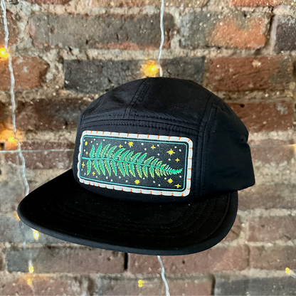 Fern & Stars 5 Panel Hat