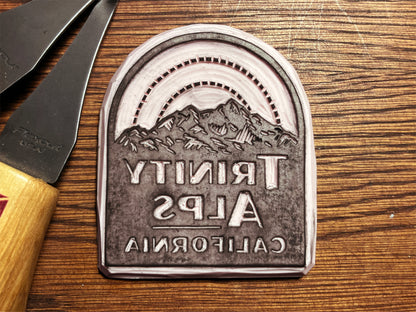 Trinity Alps, California Patch Beanie