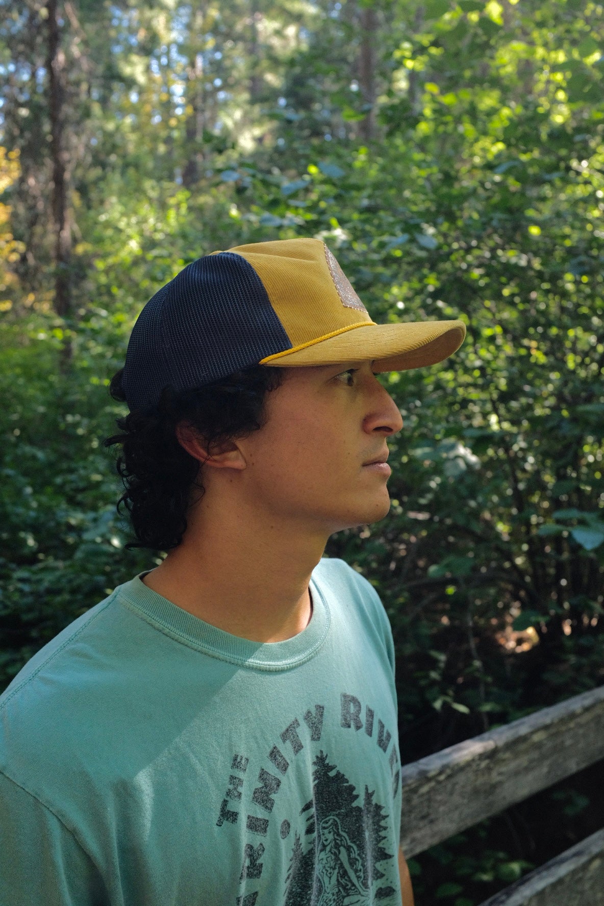 Trinity River Corduroy Trucker Hat
