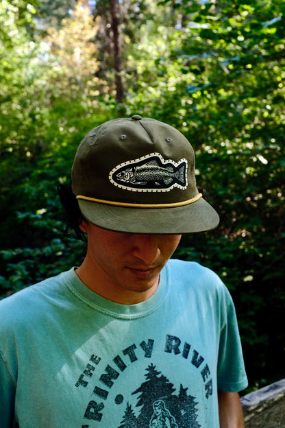 Fish Bones Mid-Profile Rope Trucker Hat