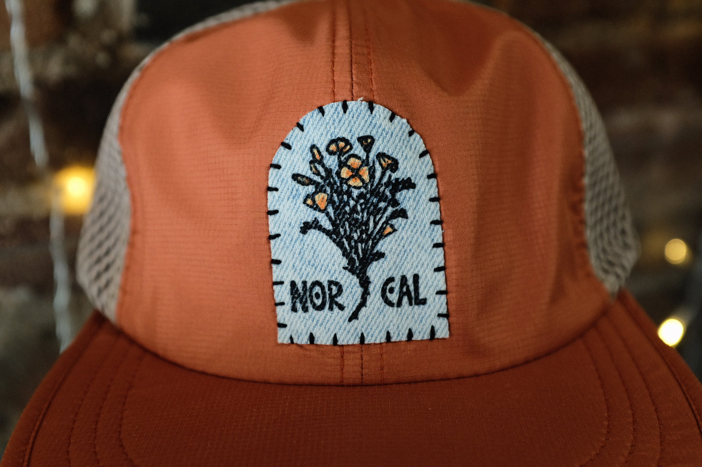 NorCal Poppies Mesh Hat