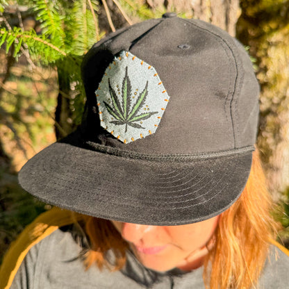 Ganja Leaf Rope Trucker Hat