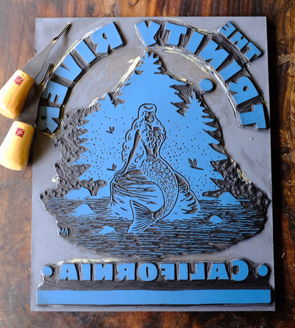 Trinity River Mermaid Long-Sleeve T-Shirts